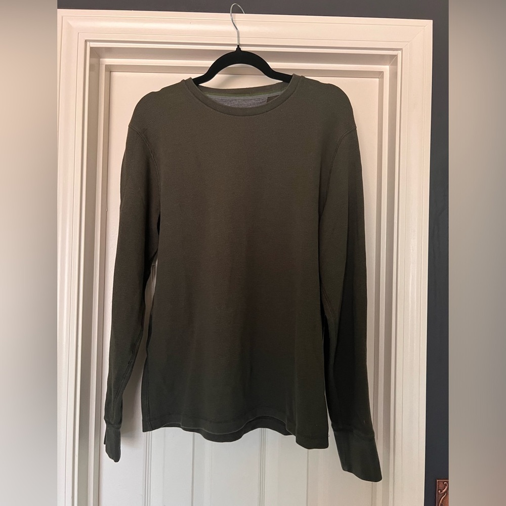 Banana Republic Waffle Knit - Forest Green
